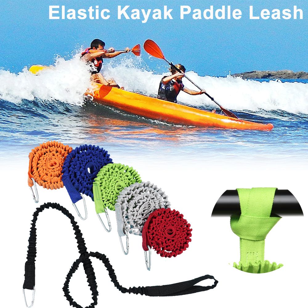 Adjustable Elastic Kayak Canoe - đánh giá và giá Fishing Kayak Paddle Leash