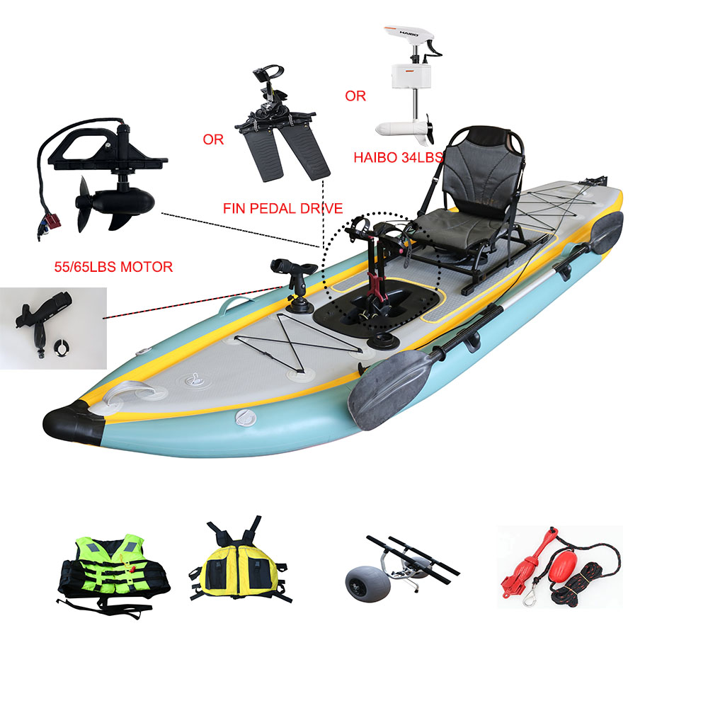 Pedal Propulsion Foldable Infl - đánh giá và giá Fishing Kayak Sit On Top
