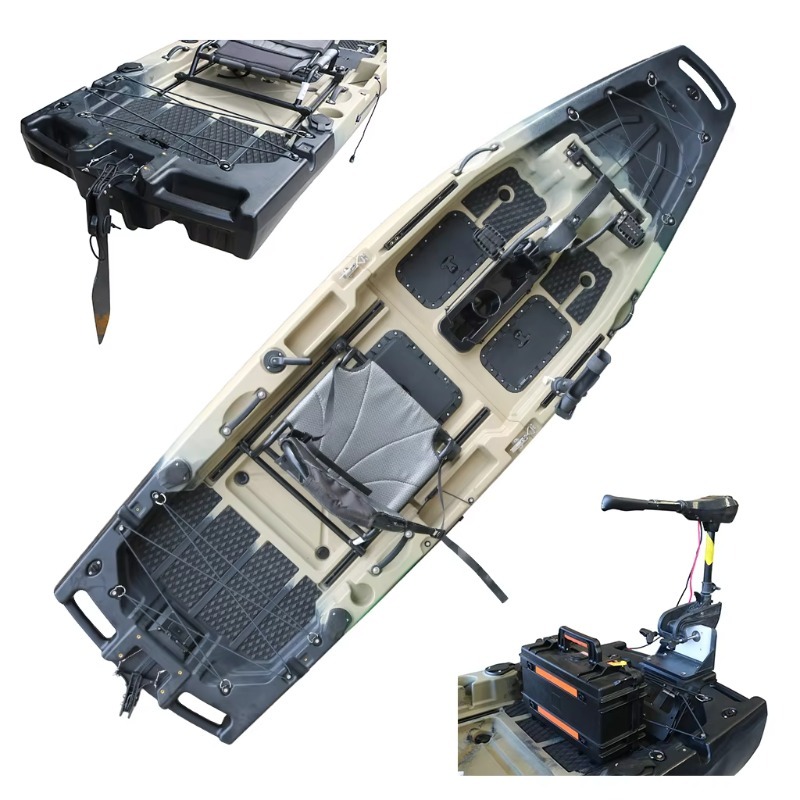 1 Person HDPE/PE Sit-On-Top CE - đánh giá và giá Fishing Kayak Paddle